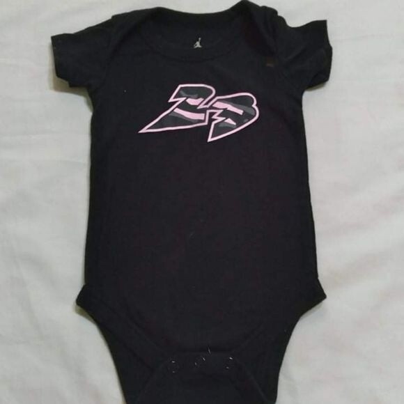 Jordan Other - Michael Jordan 0-6 months Black Bodysuit One Piece for Baby 23